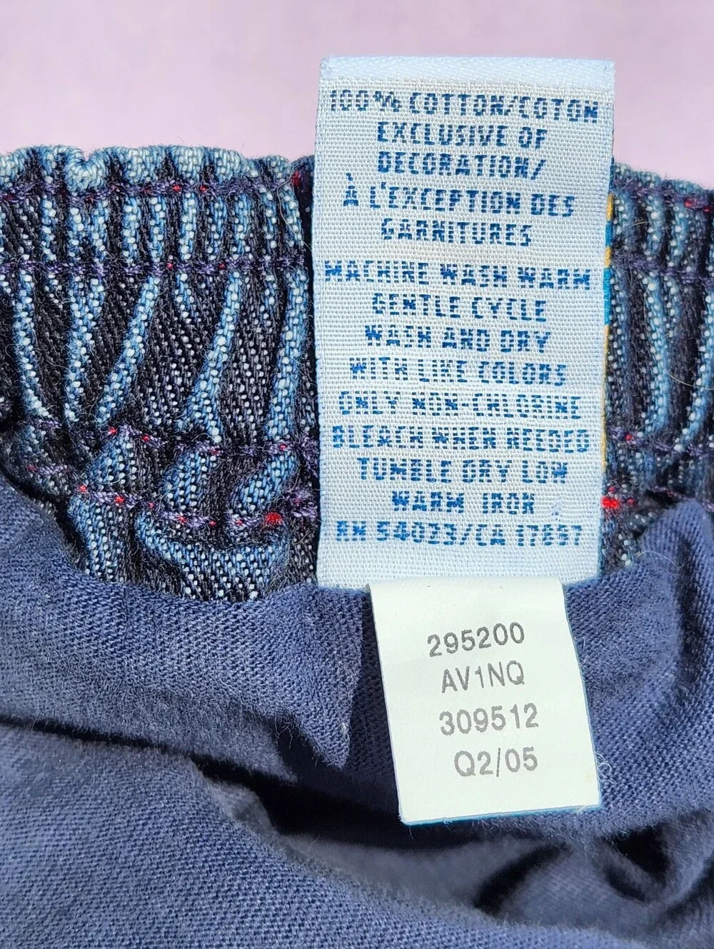Vintage y2k Baby Girl 0-3m Denim Bloomer Skort Bundle of 2 Hopscotch Old Navy